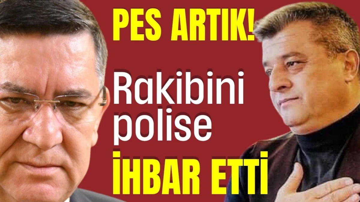 Pes artık! Antalya'da rakibini polise ihbar etti