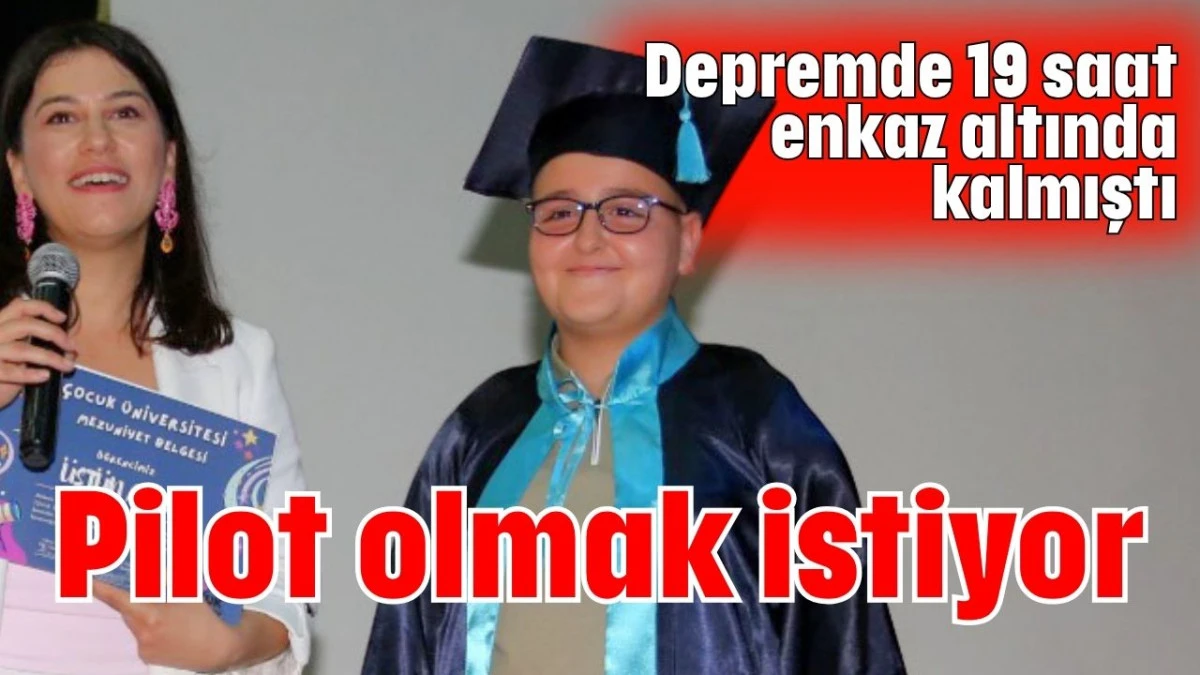 Pilot olmak istiyor  