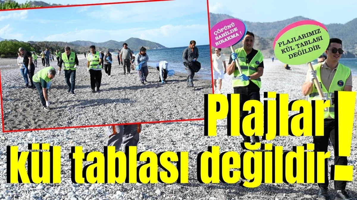 Plajlar k&uuml;l tablası değildir! 