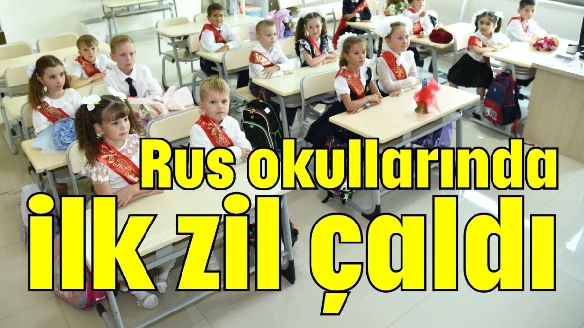 Rus okullarında ilk zil çaldı 