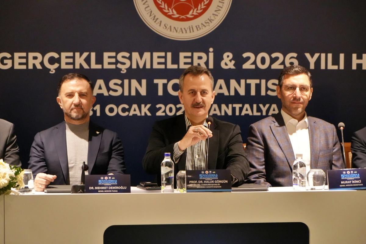 Savunma Sanayii Başkanı Prof. Dr. G&ouml;rg&uuml;n'den Antalya'da &ccedil;arpıcı a&ccedil;ıklama