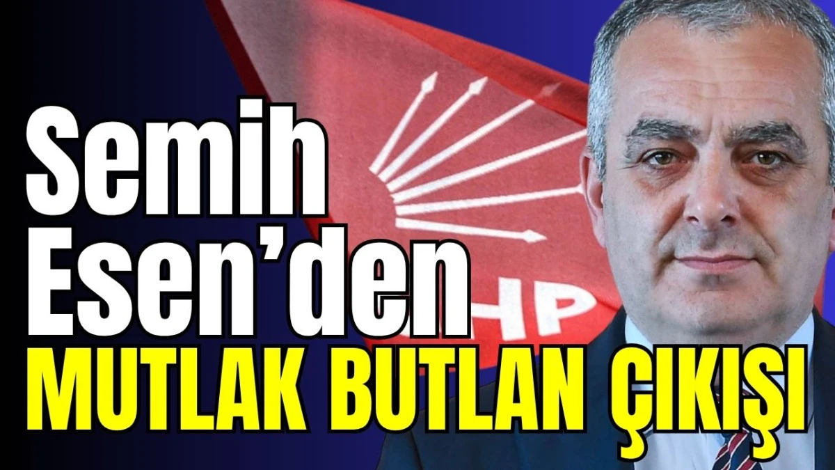Semih Esen&rsquo;den mutlak butlan &ccedil;ıkışı