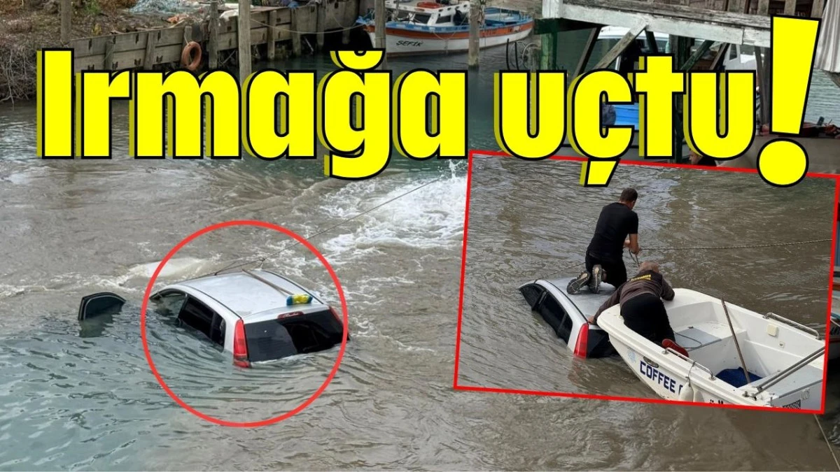 Serik'te ırmağa u&ccedil;tu!