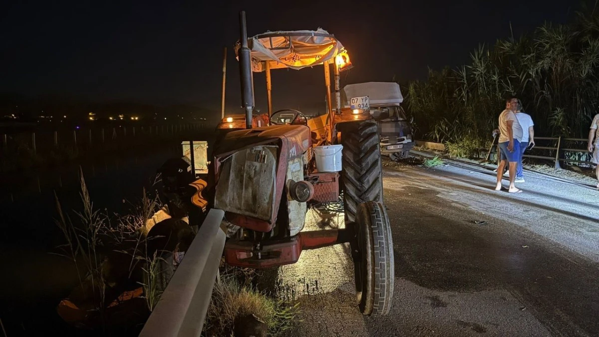 Serik'te zincirleme kaza: 1 yaralı