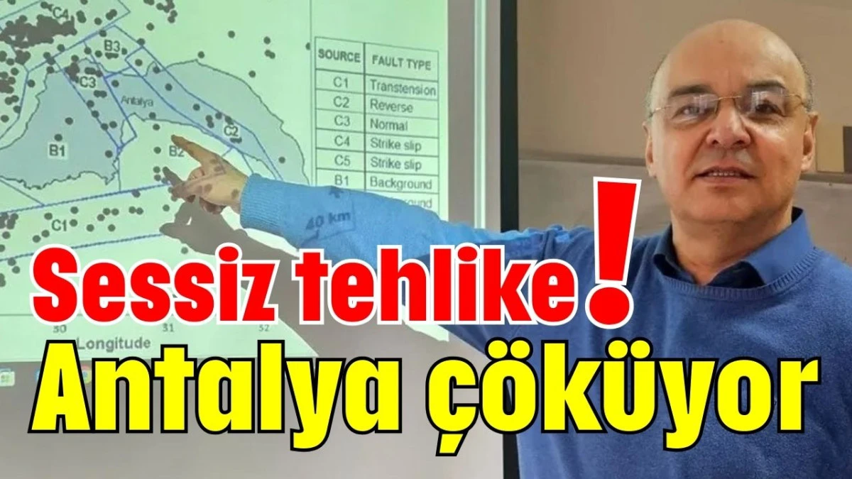 Sessiz tehlike! Antalya &ccedil;&ouml;k&uuml;yor 