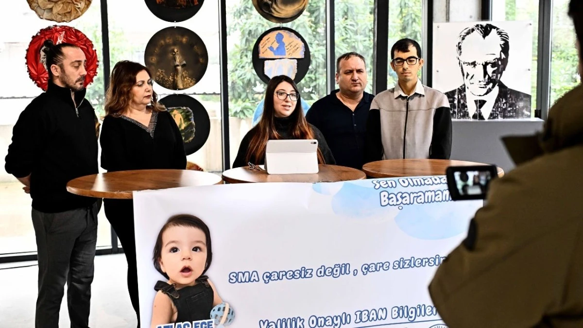 SMA Tip 1 hastası Atlas Ege&rsquo;ye umut konseri 