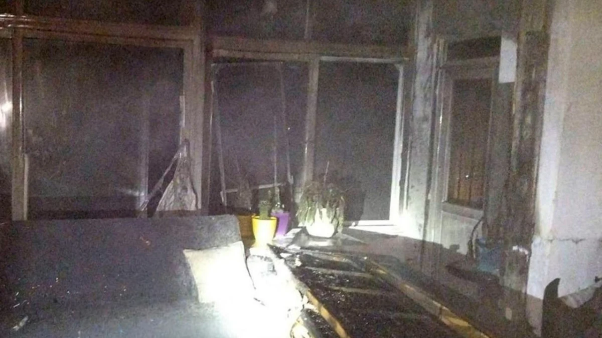 Sobadan &ccedil;ıkan yangın hasara yol a&ccedil;tı