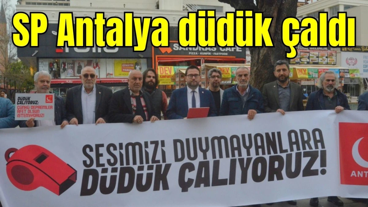 SP Antalya d&uuml;d&uuml;k &ccedil;aldı  