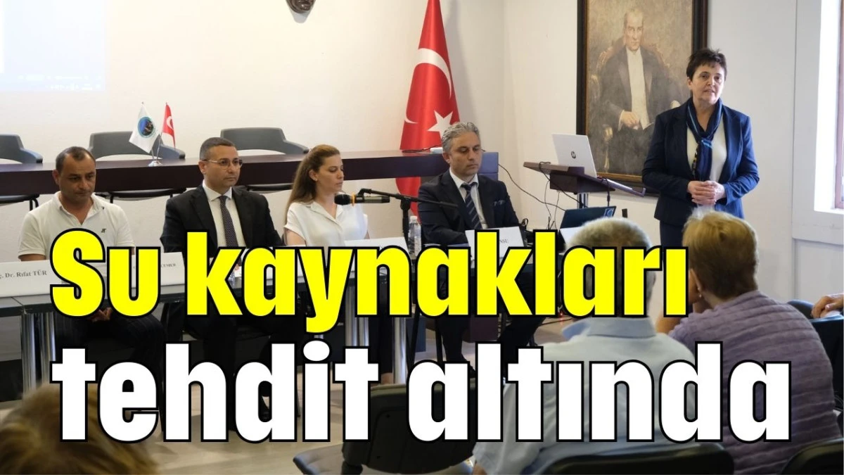 Su kaynakları tehdit altında  