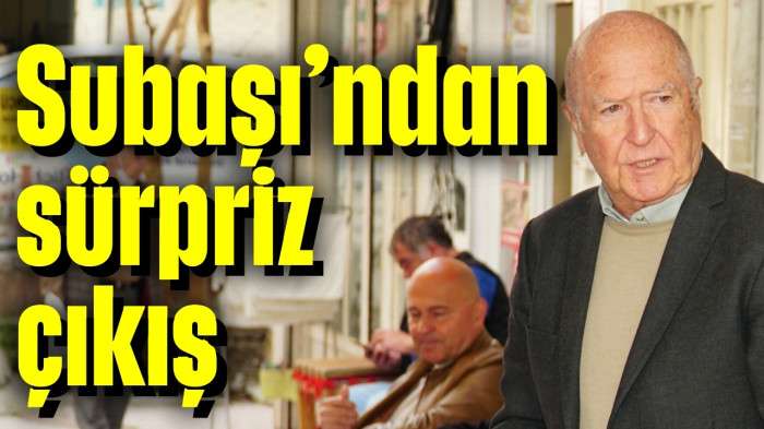 Subaşı'ndan sürpriz çıkış    