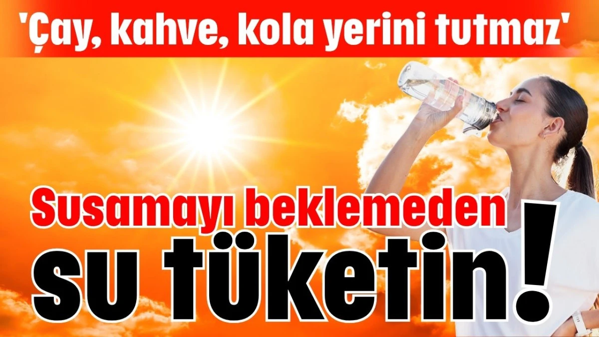 Susamayı beklemeden su tüketin!   
