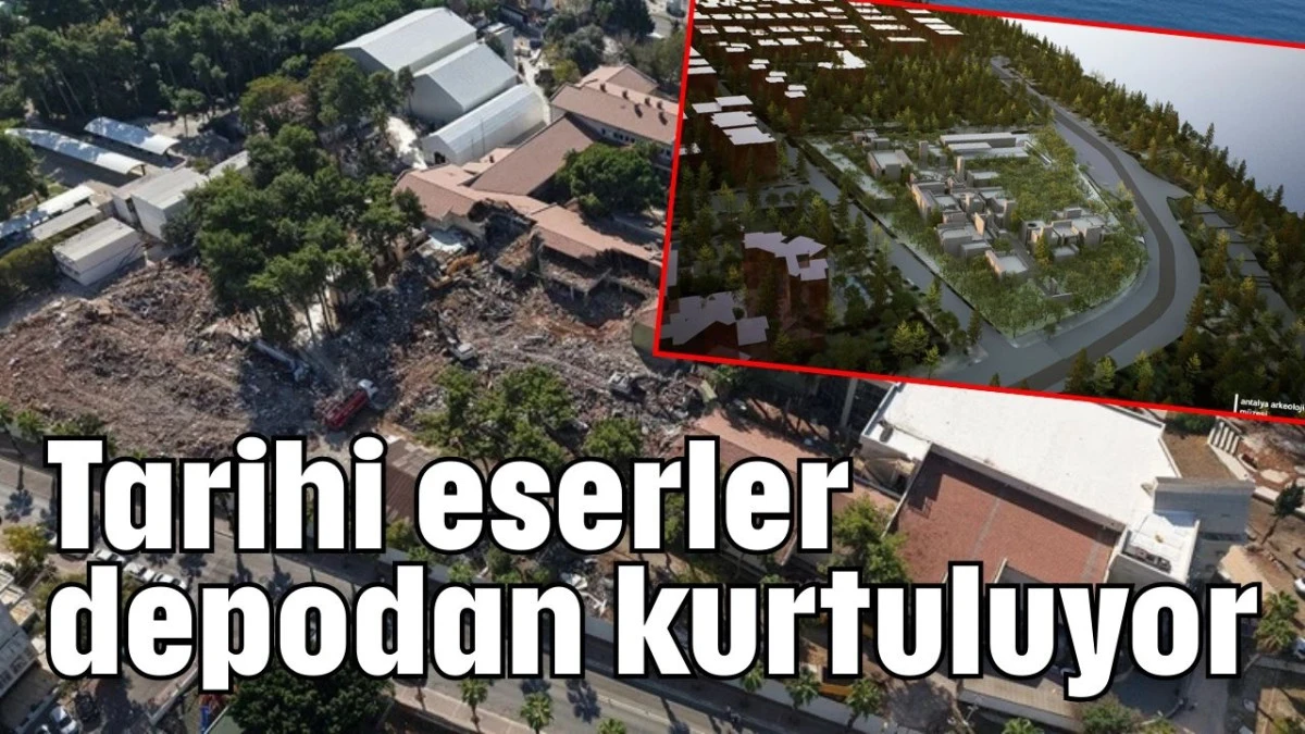 Tarihi eserler depodan kurtuluyor  
