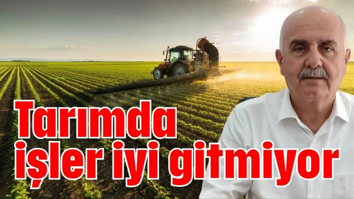 Tarımda işler iyi gitmiyor  