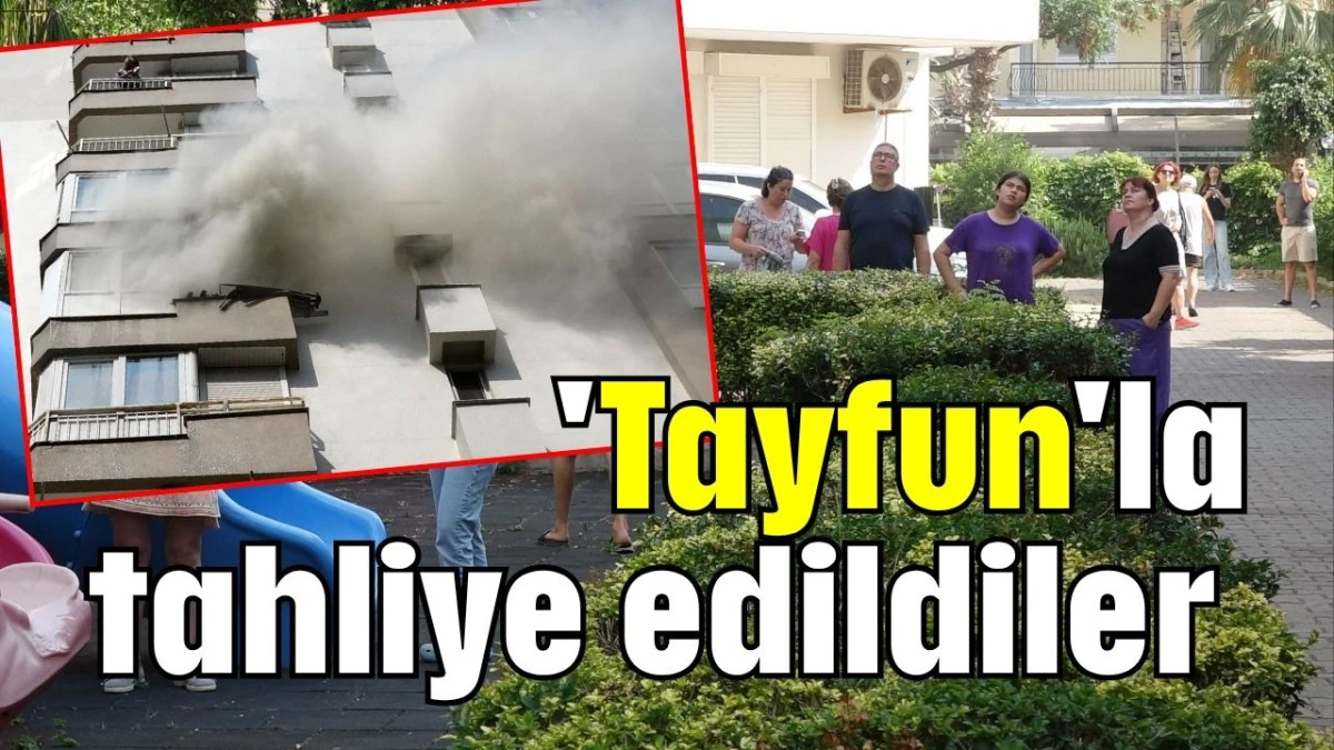 'Tayfun'la tahliye edildiler 