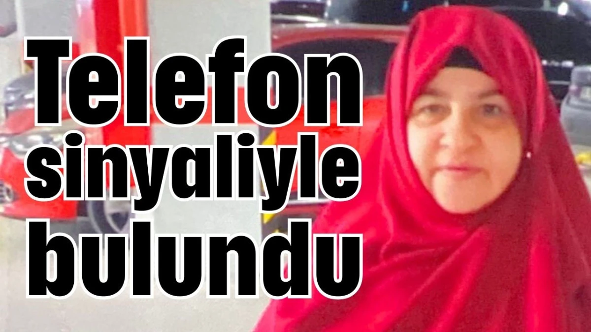 Telefon sinyaliyle bulundu 
