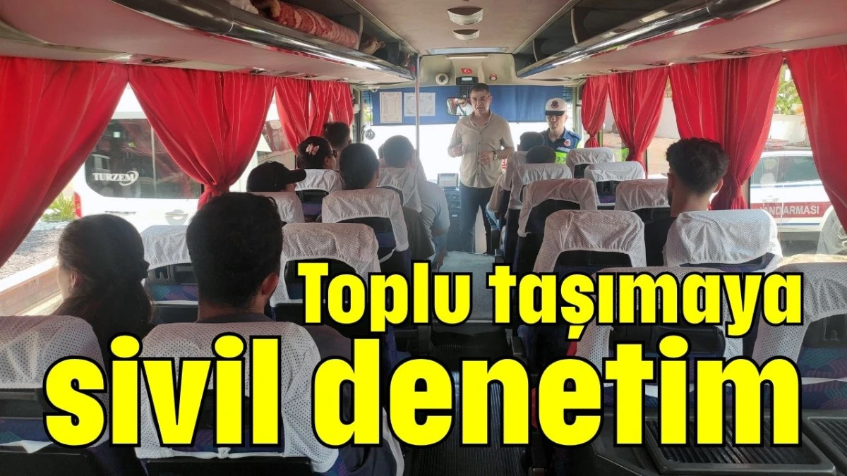 Toplu taşımaya sivil denetim  