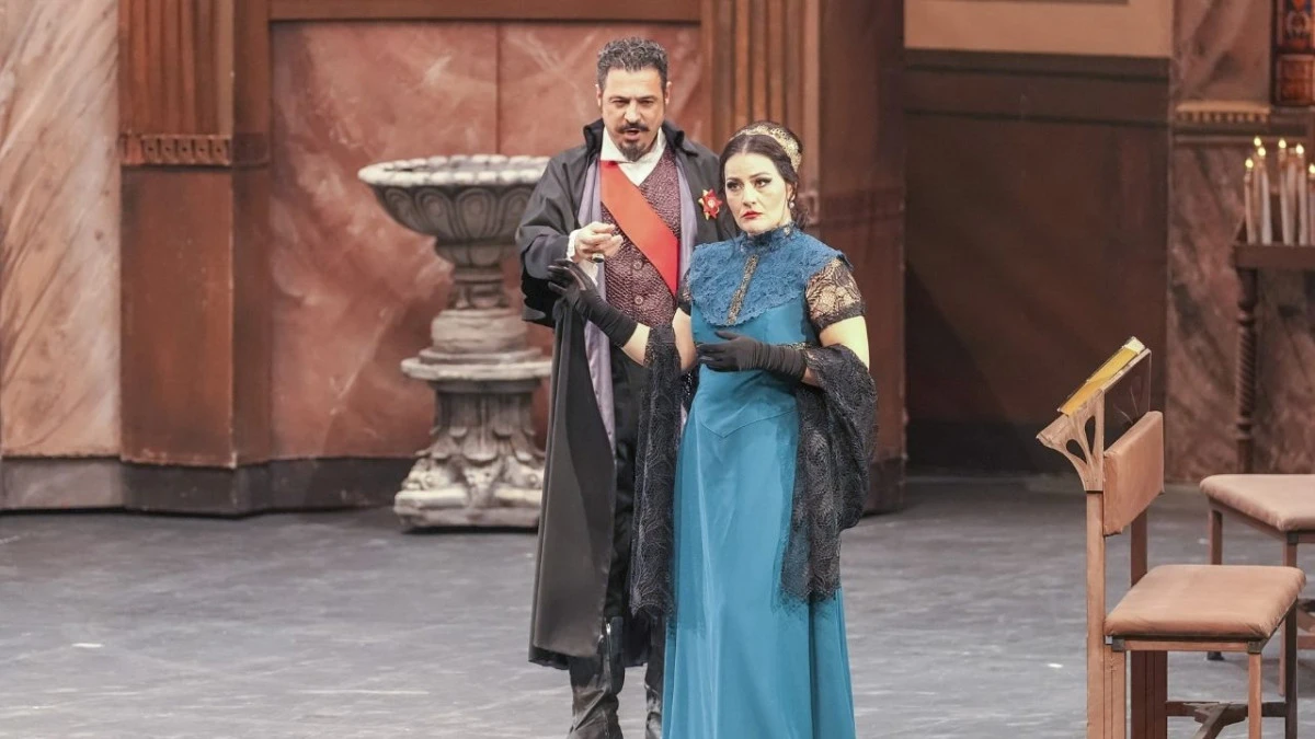 Tosca operası, Antalya'ya veda etti