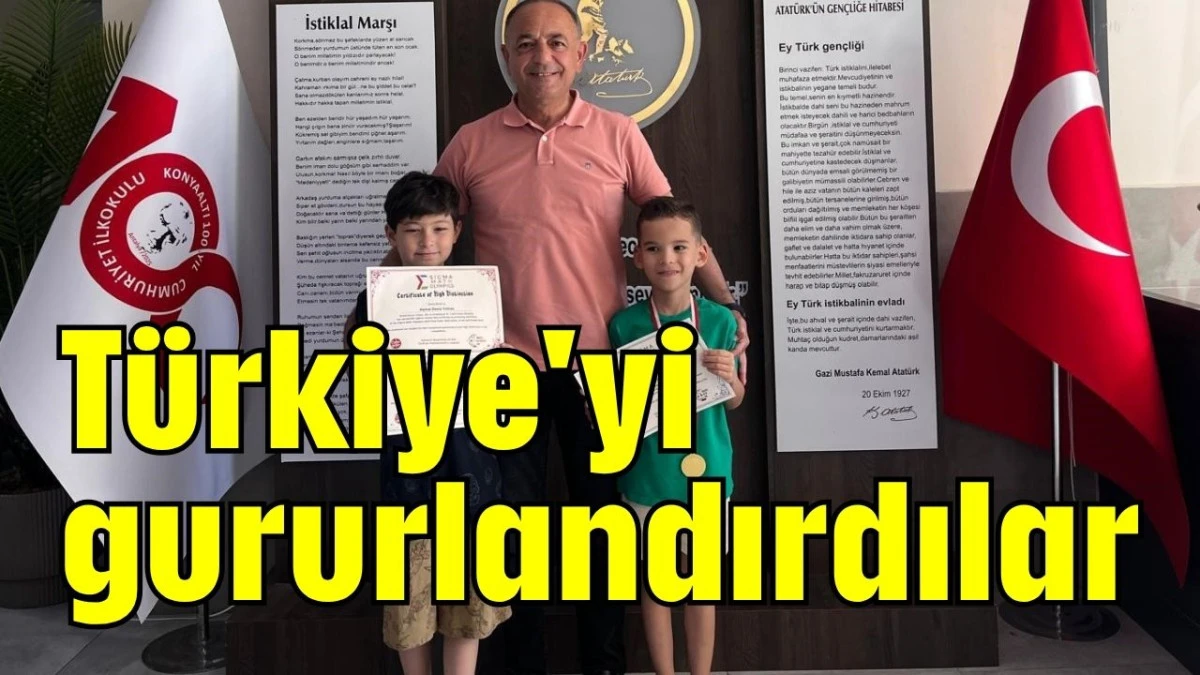 Türkiye'yi gururlandırdılar   