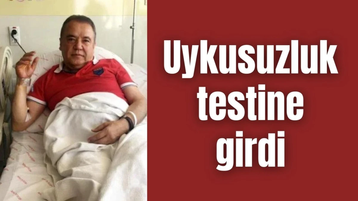 Uykusuzluk çeken Muhittin Böcek hastanede teste girdi
