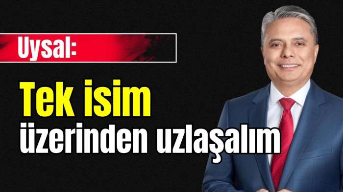 Uysal: Tek isim üzerinden uzlaşalım