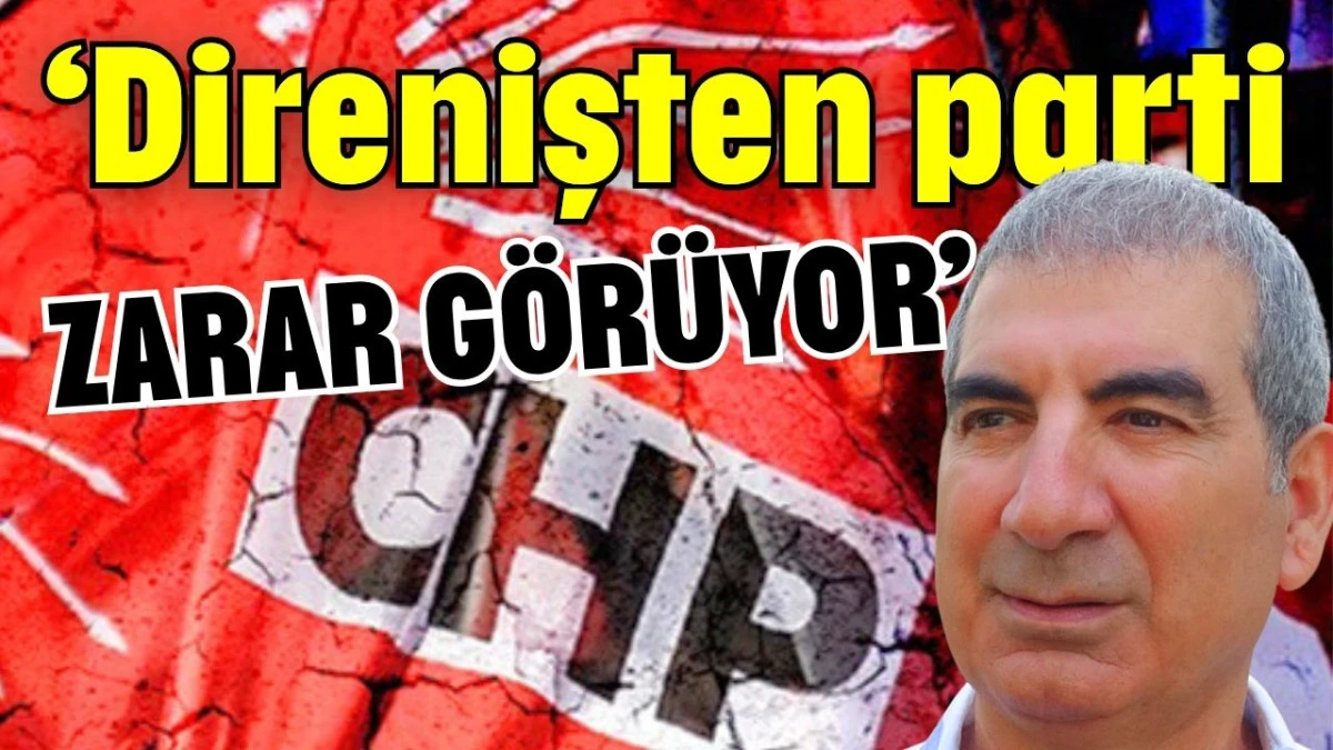 Yıldıray Sapan: 'Direnişten parti zarar g&ouml;r&uuml;yor'