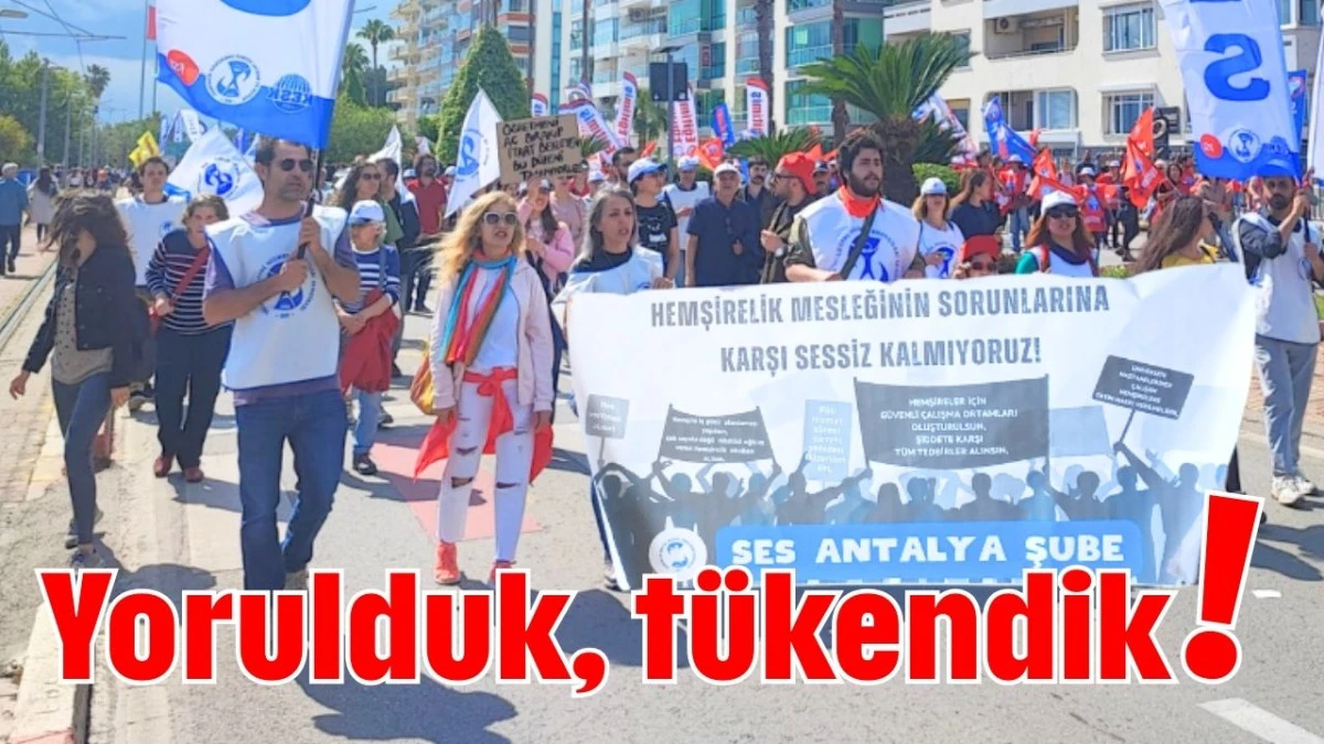 Yorulduk, tükendik!  