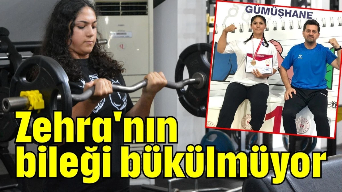 Zehra'nın bileği bükülmüyor  
