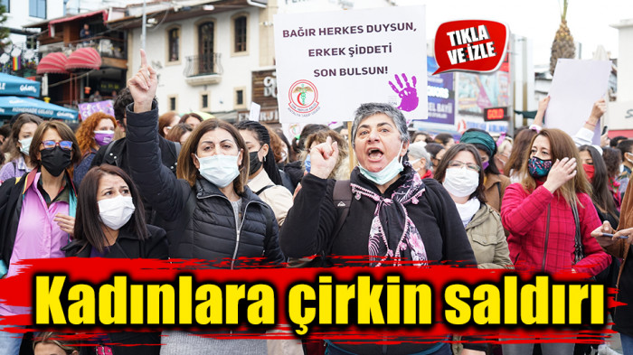 Kadınlara çirkin saldırı