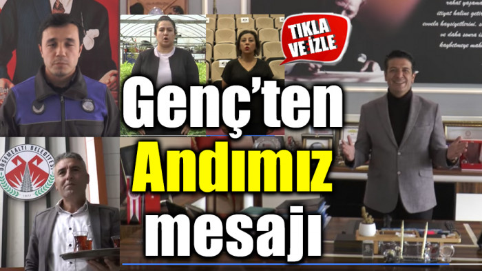 Genç’ten Andımız mesajı