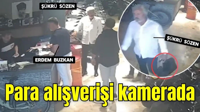 Para alışverişi kamerada 