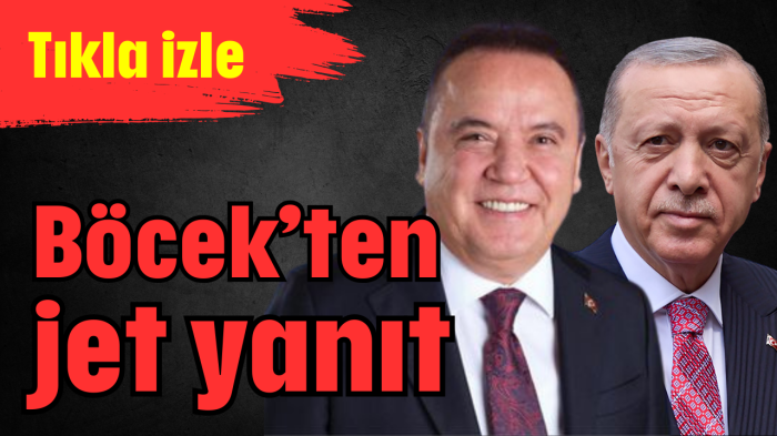 Böcek'ten jet yanıt