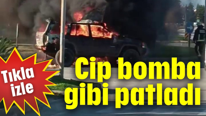 Cip bomba gibi patladı