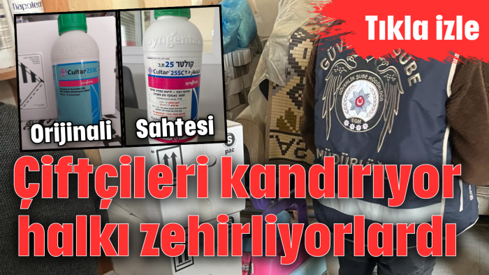 Çiftçileri kandırıyor, halkı zehirliyorlardı